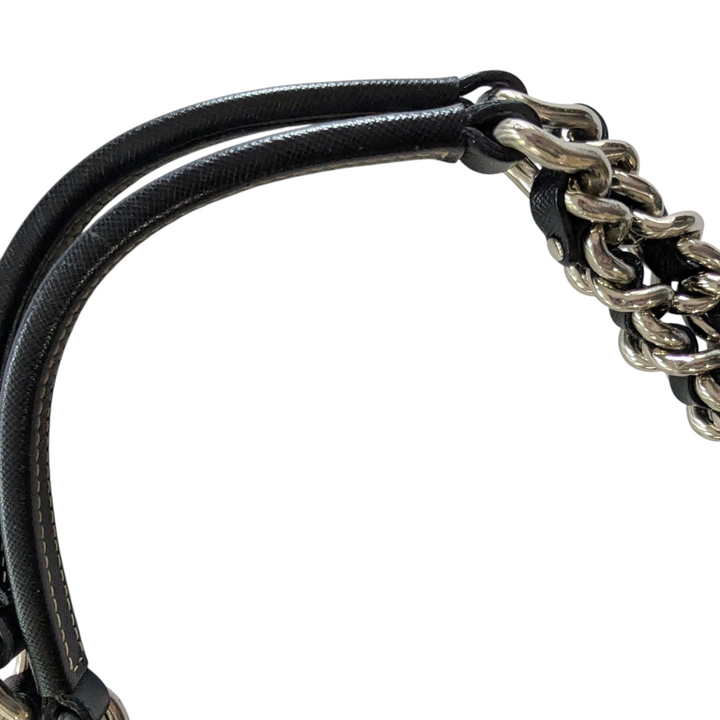 Prada Tessuto Chain Shoulder Bag