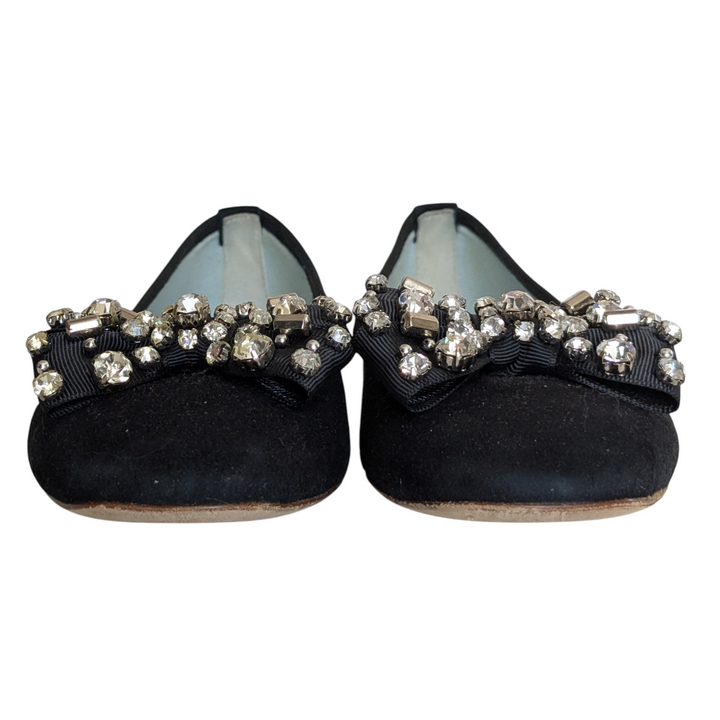 Sermoneta Gloves Suede Ballet Flats Size 36