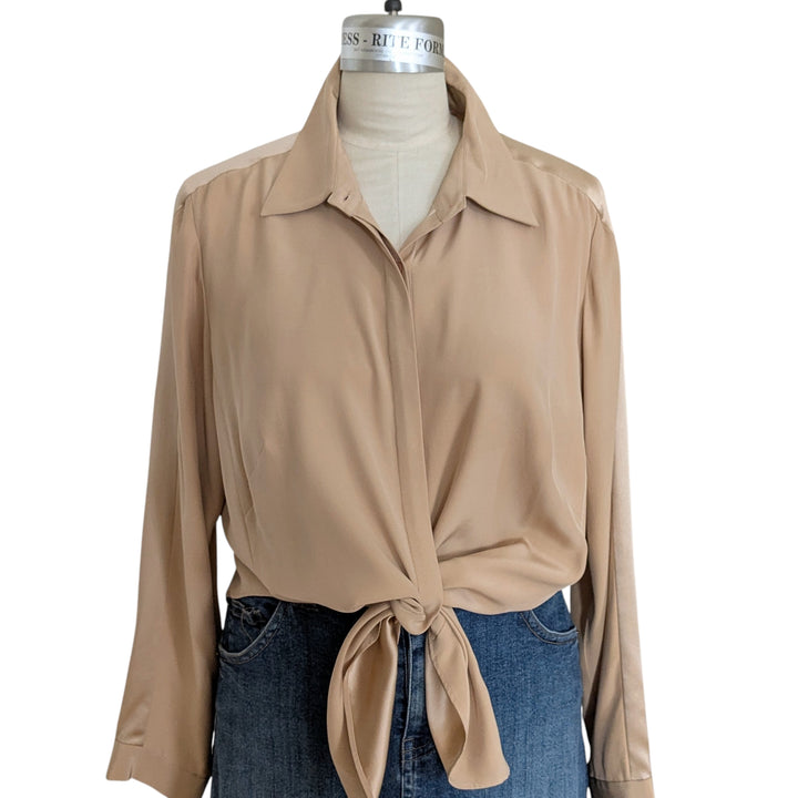 Lafayette 148 Silk Blouse Size 14W