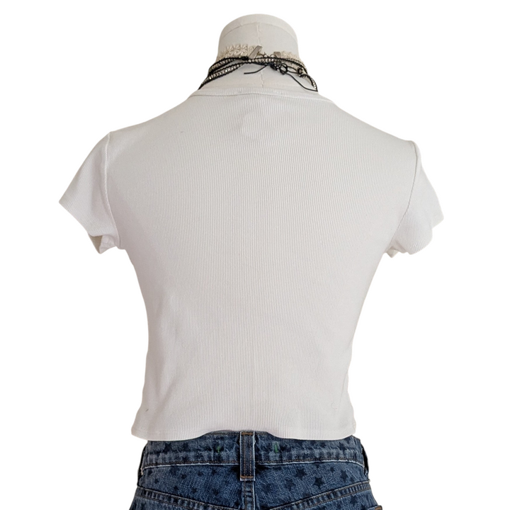 Reformation Cropped Tee Size Medium