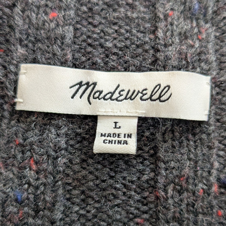 Madewell Donegal Mock Neck Sweater Dress Size Large