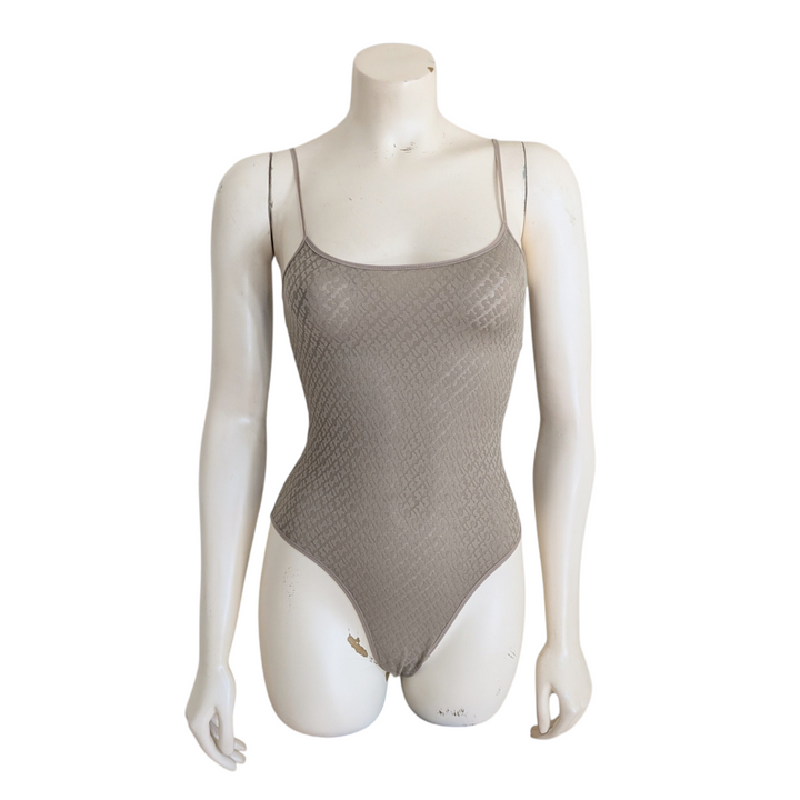 Skims Logo Mesh Bodysuit Size Small