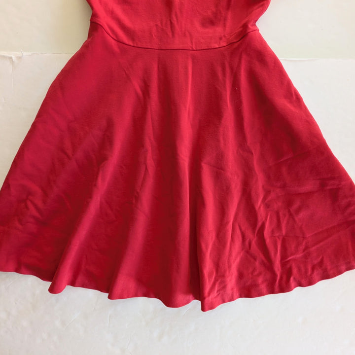 Kate Spade Red Ponte Fit & Flare Dress Size XS