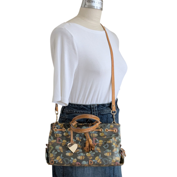 Dooney & Bourke Bumble Bee Print Satchel