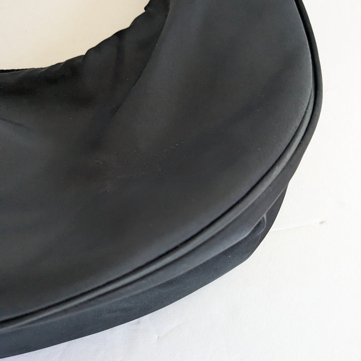 Aritzia's Sunday Best Goldie Black Nylon Hobo Bag