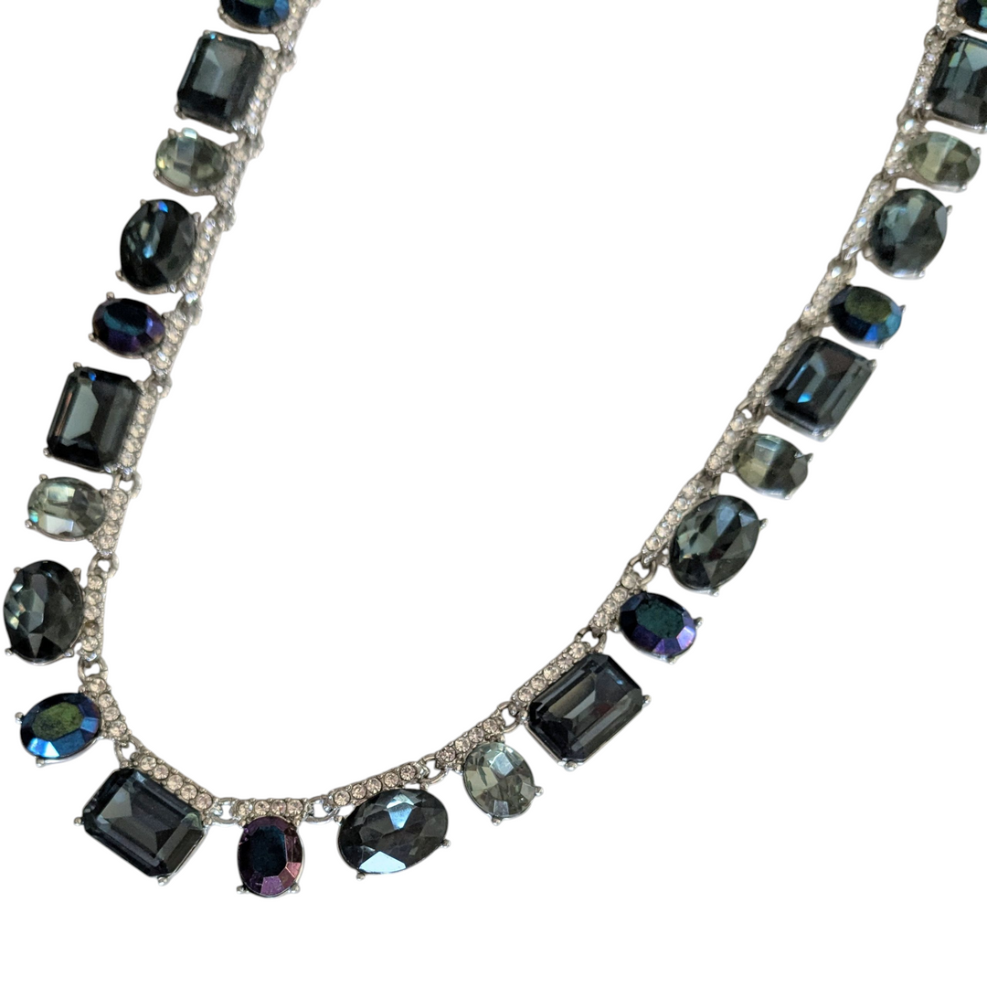 Givenchy Green Crystal Necklace