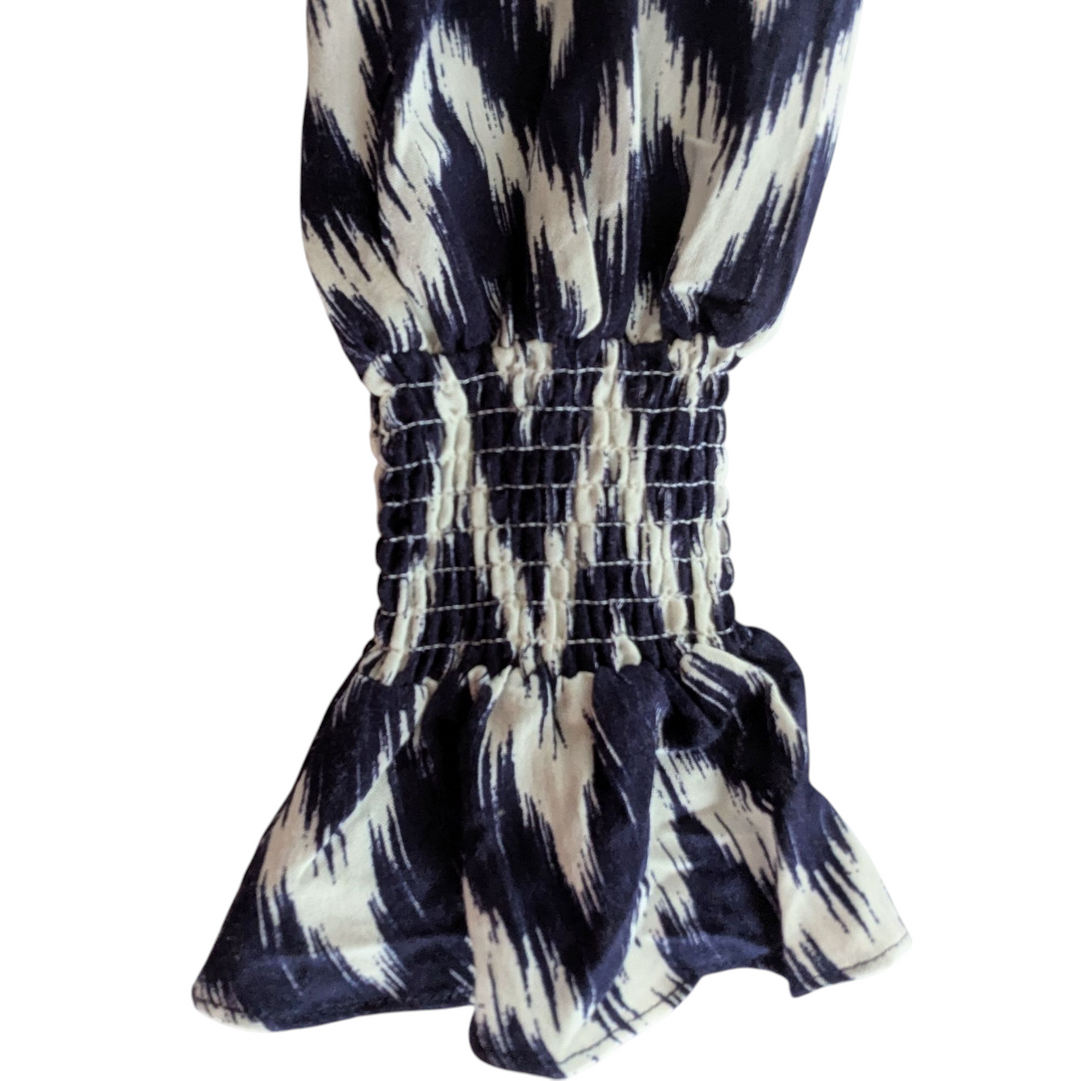 Tuckernuck Pomander Place Navy Ikat Kenzo Dress Size XS