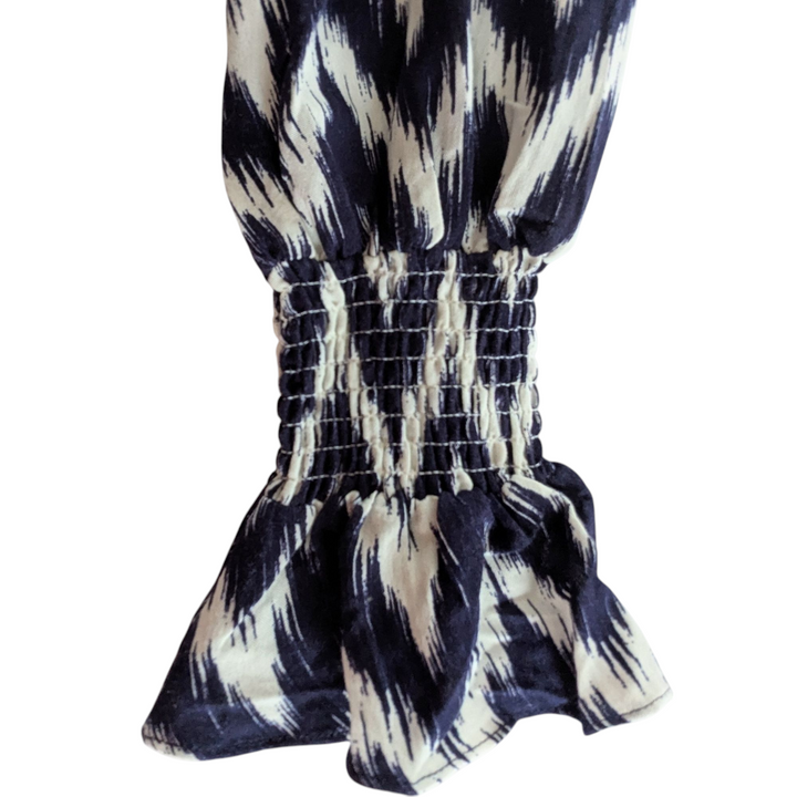 Tuckernuck Pomander Place Navy Ikat Kenzo Dress Size XS