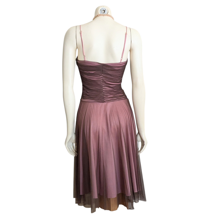 Betsey Johnson Vintage Midi Cocktail Dress Size 2