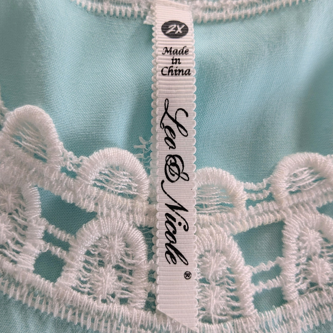 Leo & Nicole Tunic Top Size 2X