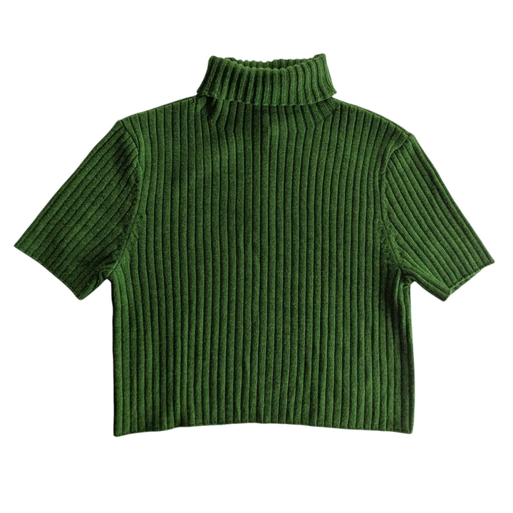 STAUD Lilou Ribbed Knit Sweater Size Small