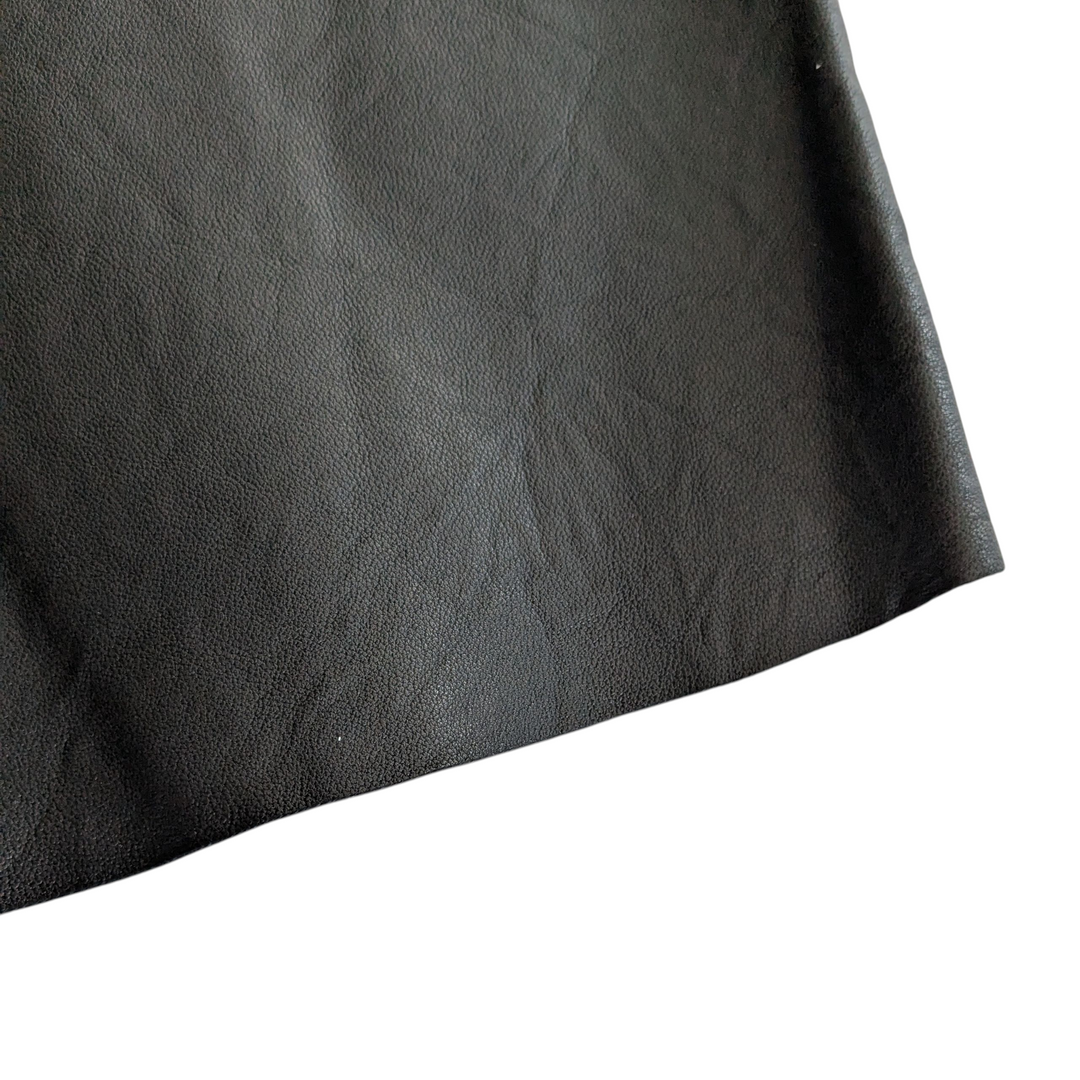 COS Cropped Pants in Black Leather Size 8