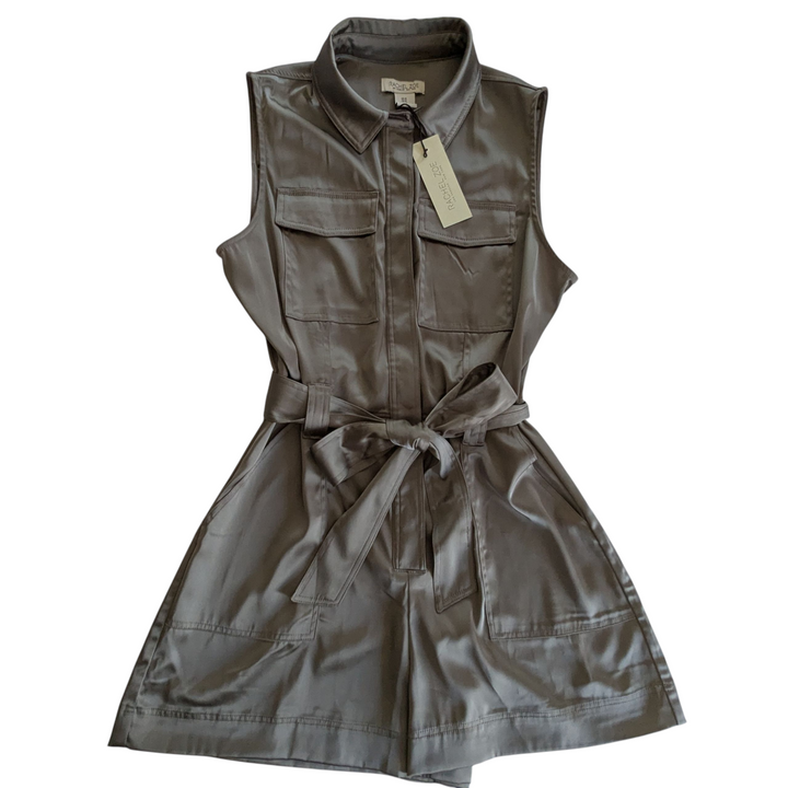 Rachel Zoe Satin Romper Size 8