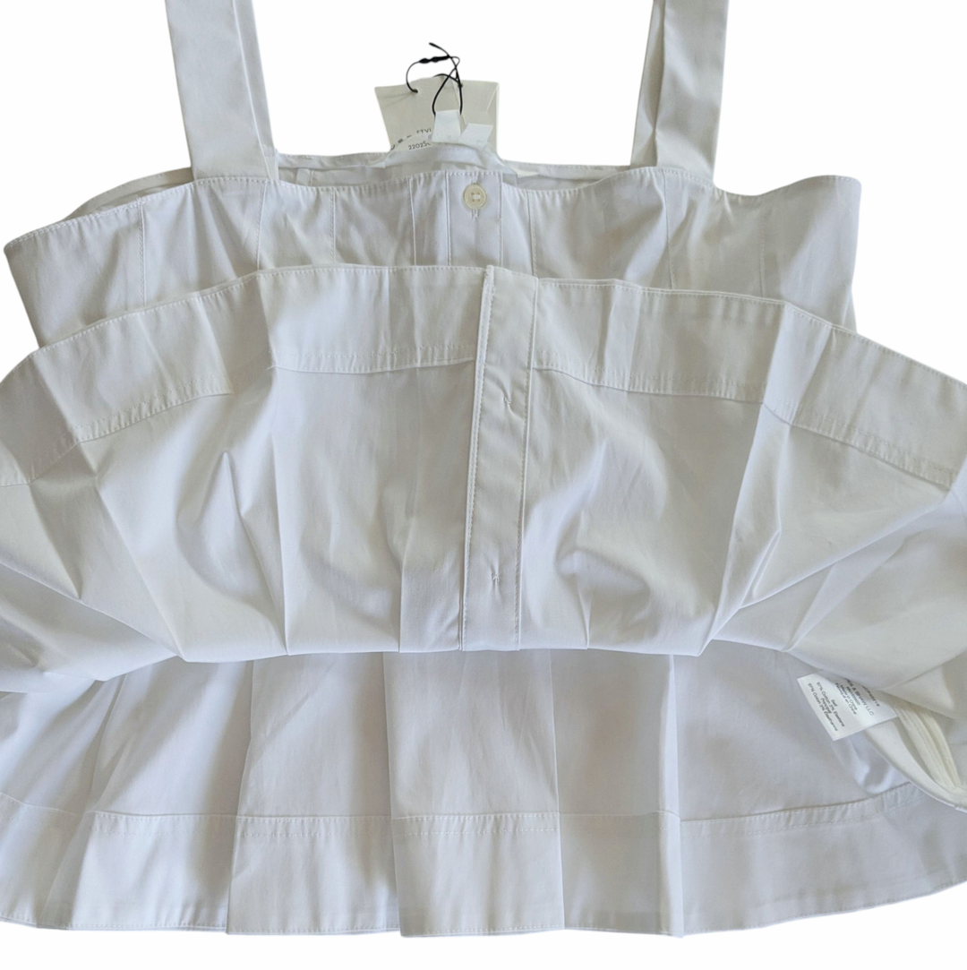 Veronica Beard Laura White Top Size 12 NWT