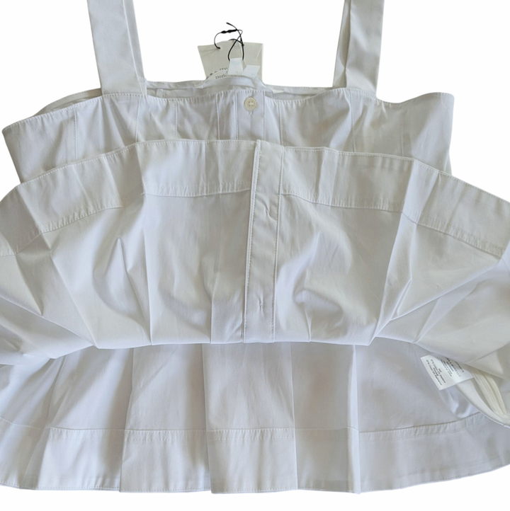Veronica Beard Laura White Top Size 12 NWT