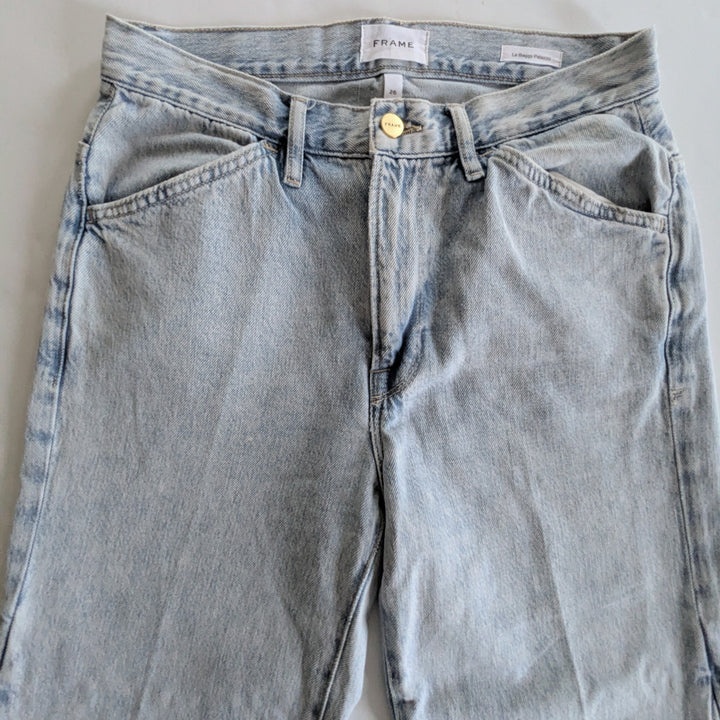 Frame Le Baggy Palazzo Light Wash Jeans Size 26