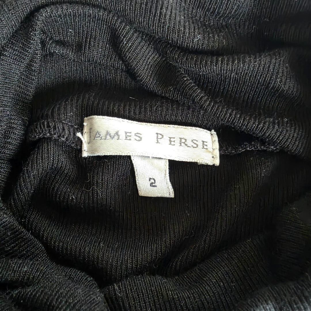 James Perse Black Knit Dress Size 2