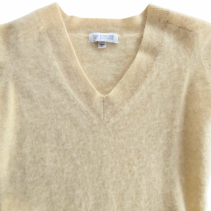 Kinross Yellow Cashmere Sweater Set Size Small