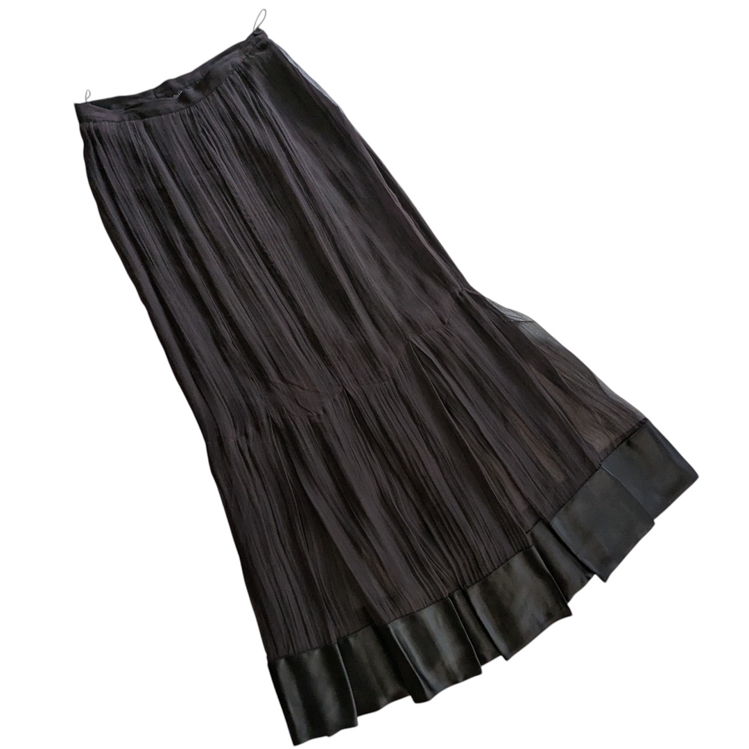 Jean Paul Gautier Sheer Silk Maxi Skirt