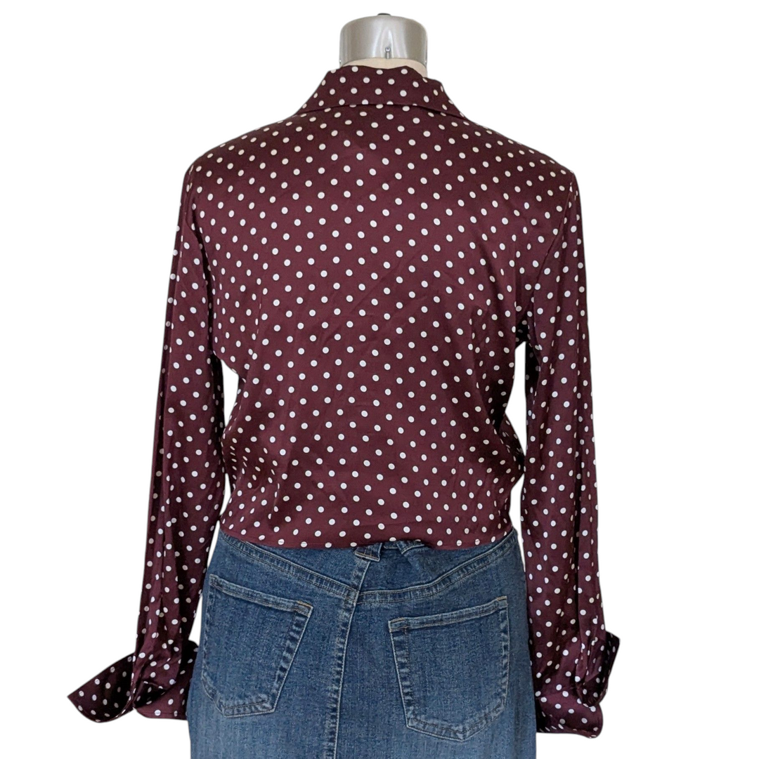 Favorite Daughter Cropped Blouse Size Large