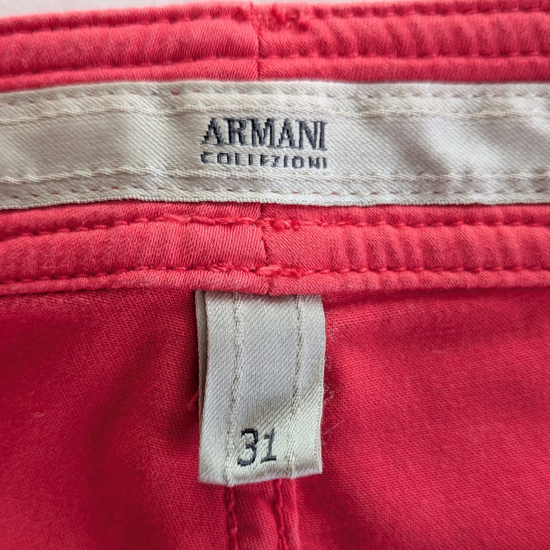 Armani Collezioni Red Jeans Size 31