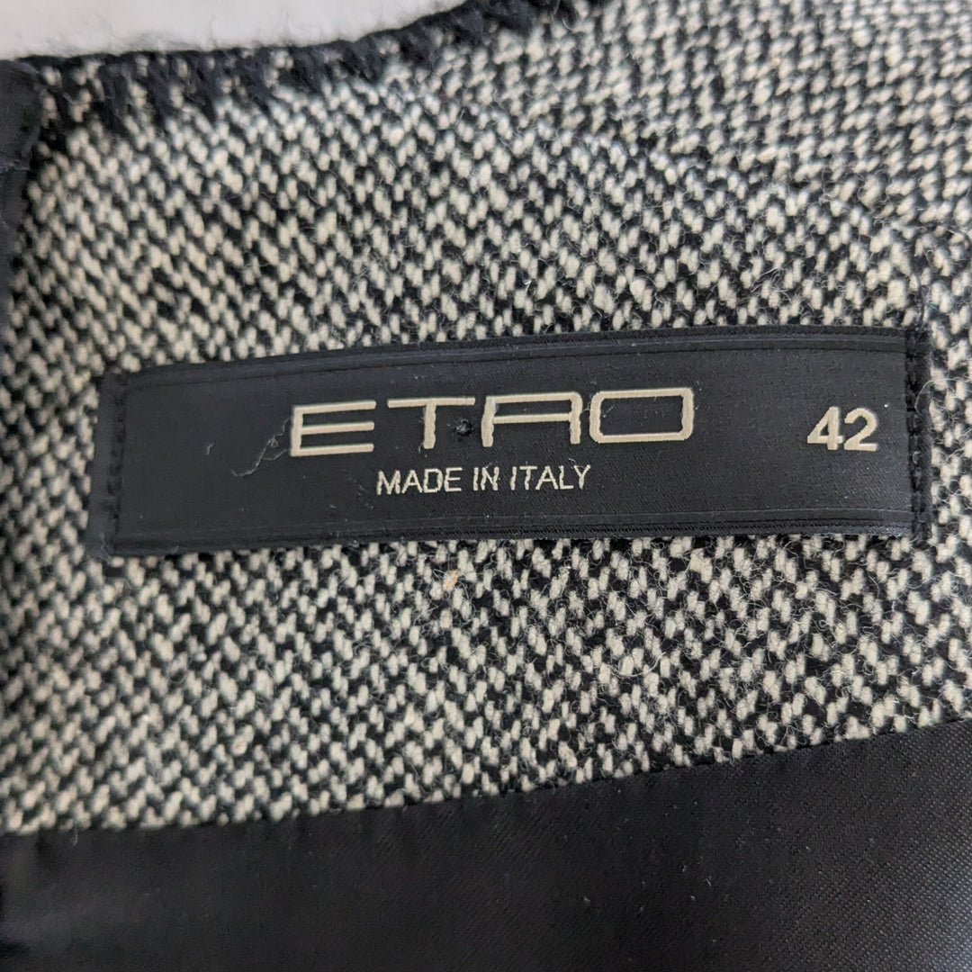 Etro Wool Blend Flared Dress Size 42/6
