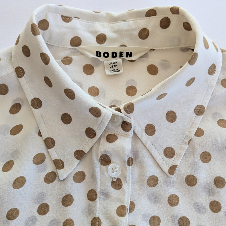 Boden Silk Blouse Size 6P