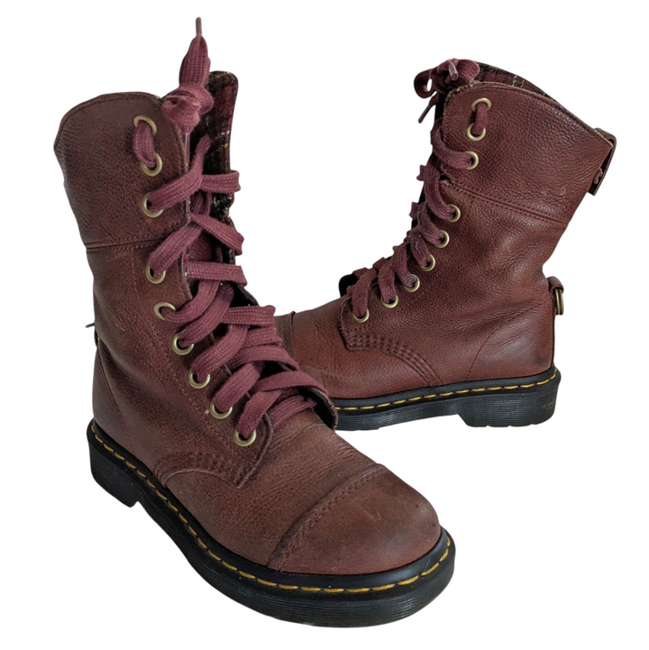 Dr Martens Aimilita Combat Boots Size 8