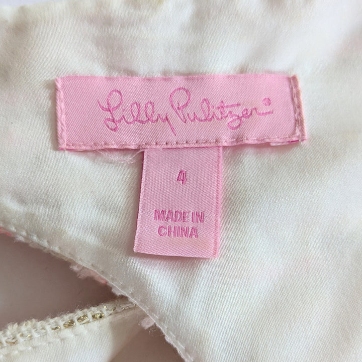 Lilly Pulitzer Nina Sparkling Boucle Dress Size 4