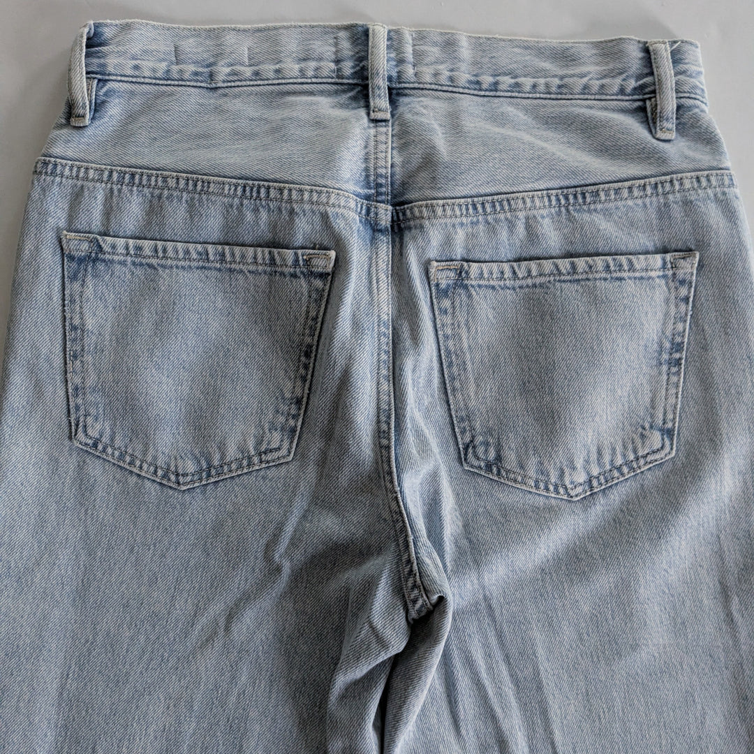 Frame Le Baggy Palazzo Light Wash Jeans Size 26
