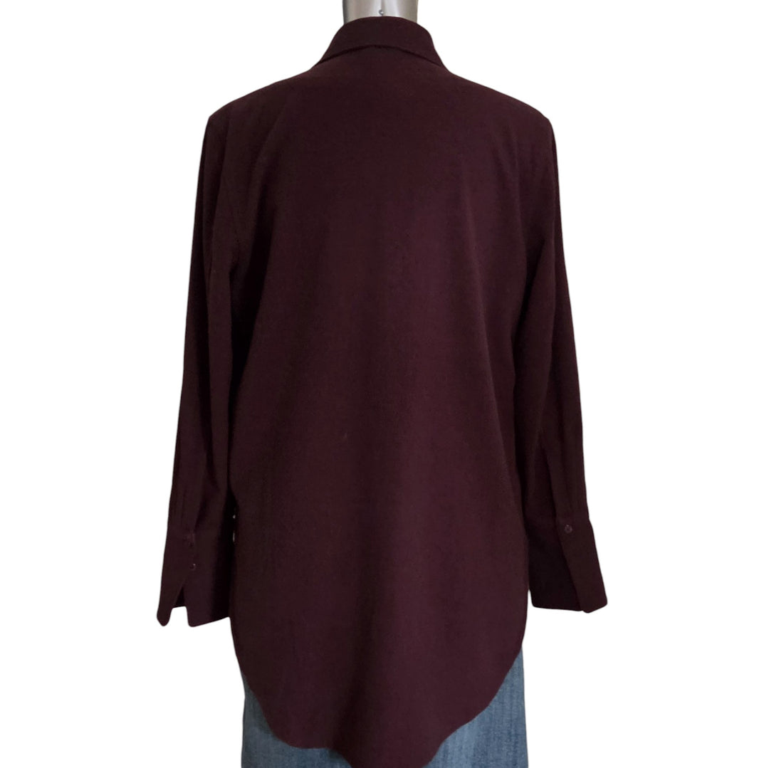 Kit & Ace Burgundy Shacket Size Small