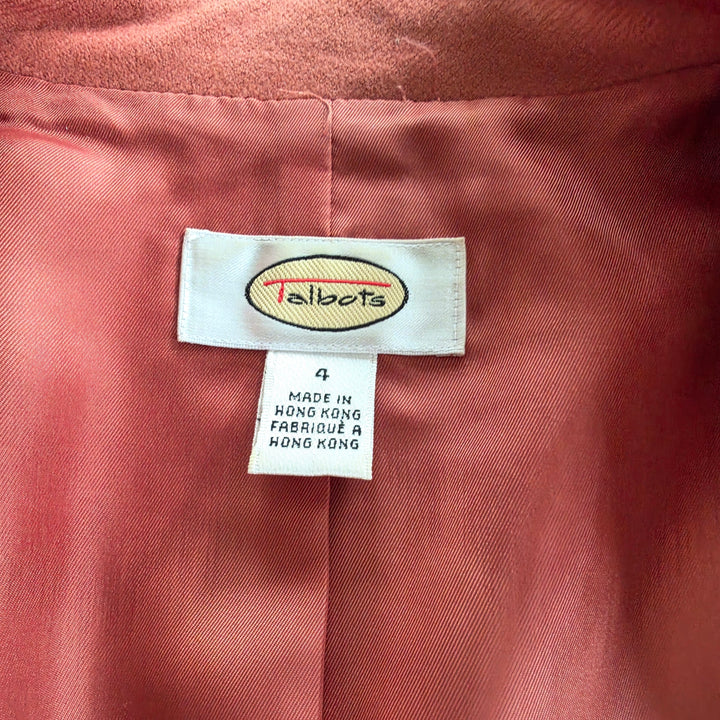 Talbots Wool/Cashmere Blend Blazer Size 4