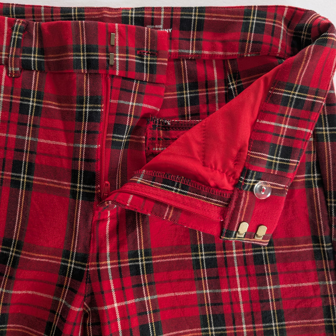 Old Navy Plaid Pixie Cropped Pants Size Small