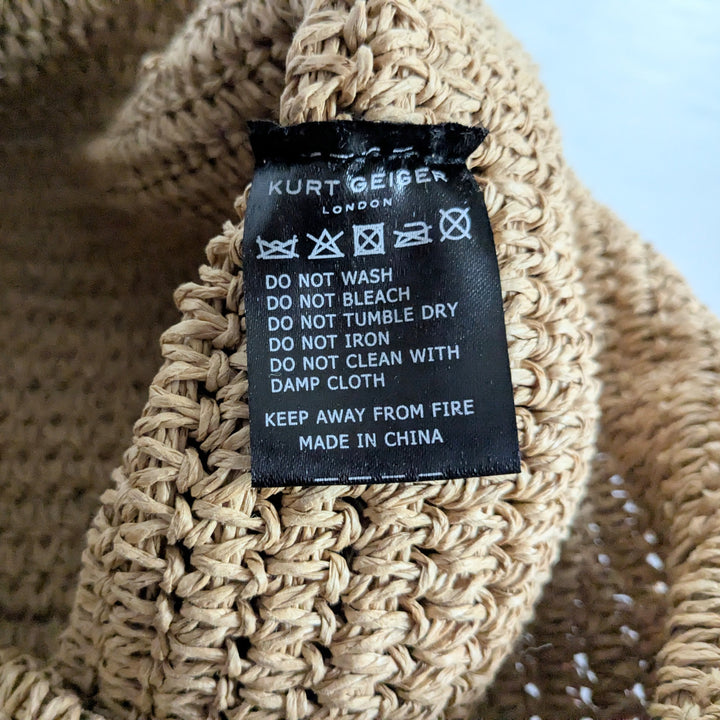 Kurt Geiger Chelsea Straw Shopper Tote