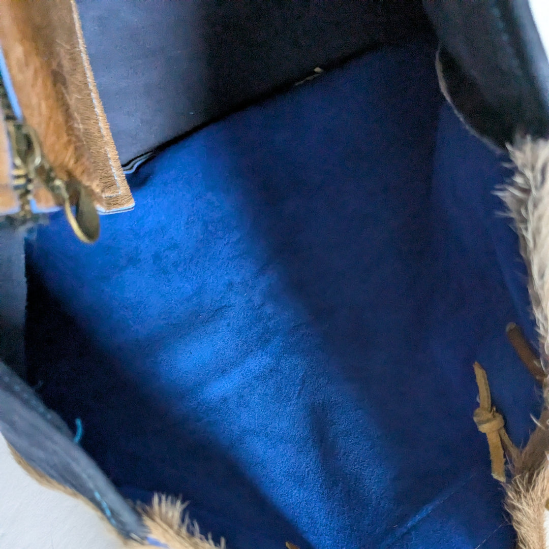 SutiSana Frank Road Cowhide Tote Bag