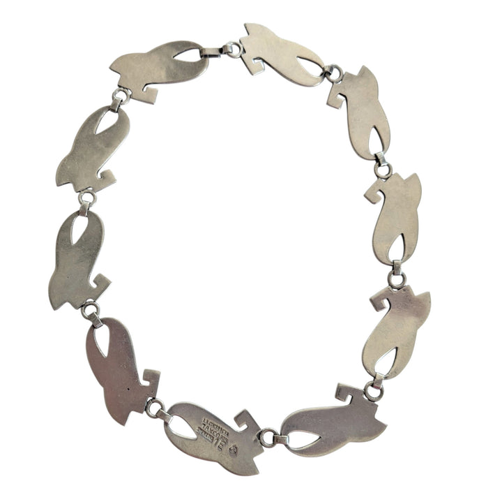 La Cucarocha Taxco Mexican Sterling Silver Necklace