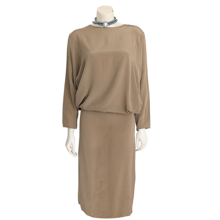 Silks by St Gillian Silk Midi Dress Size Small