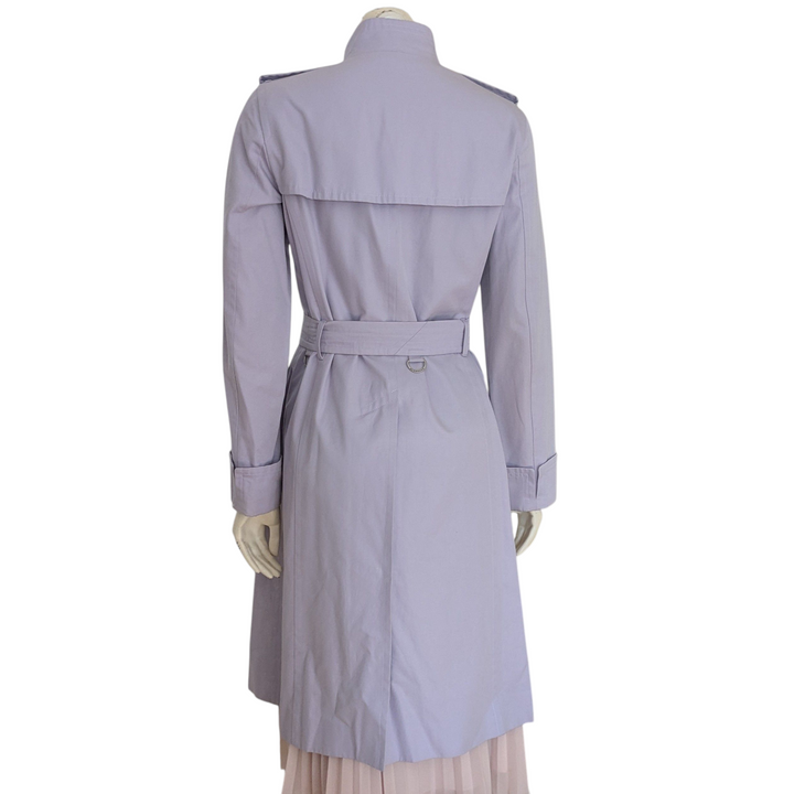 Burberry Lilac Trench Coat Size 38