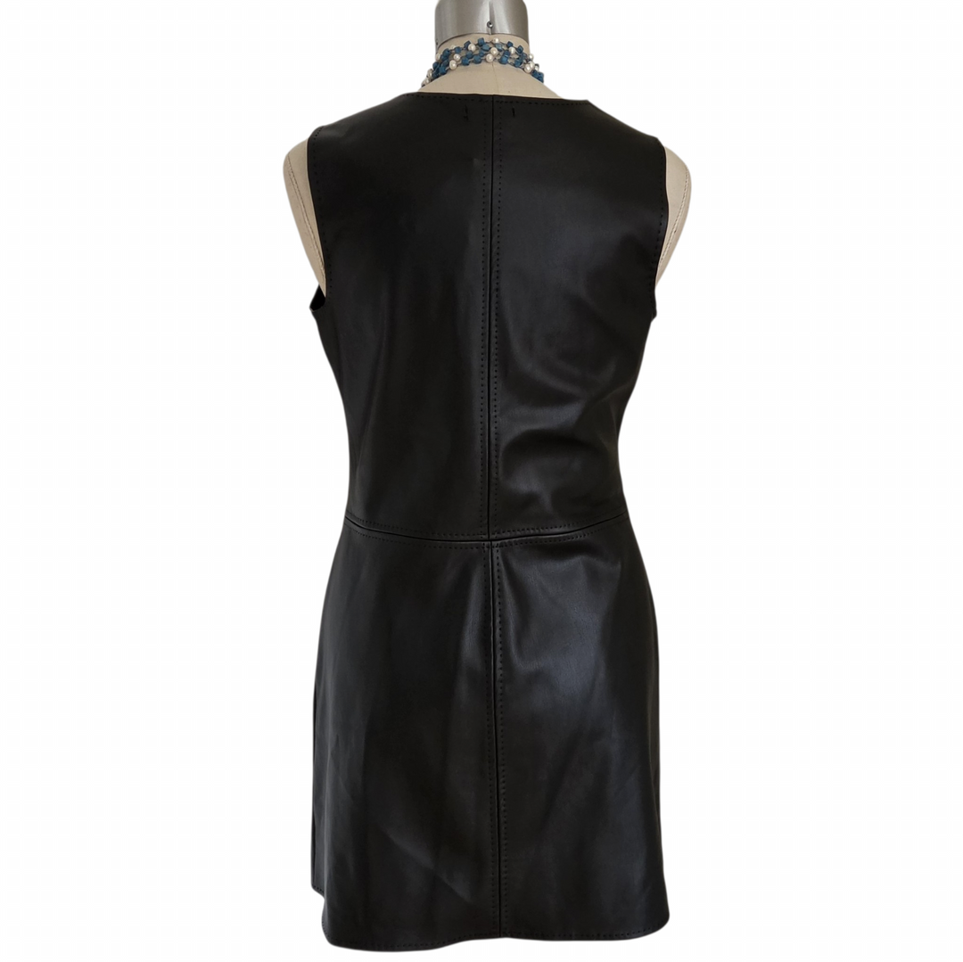 Max Studio Faux Leather Dress Size Medium