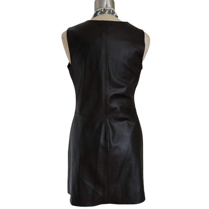 Max Studio Faux Leather Dress Size Medium
