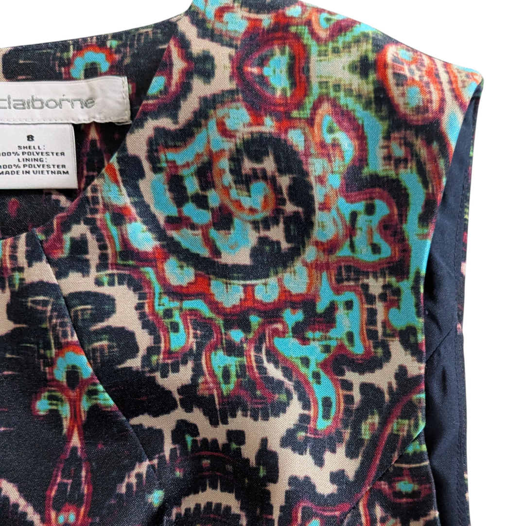 Liz Claiborne Fit & Flare Dress Size 8