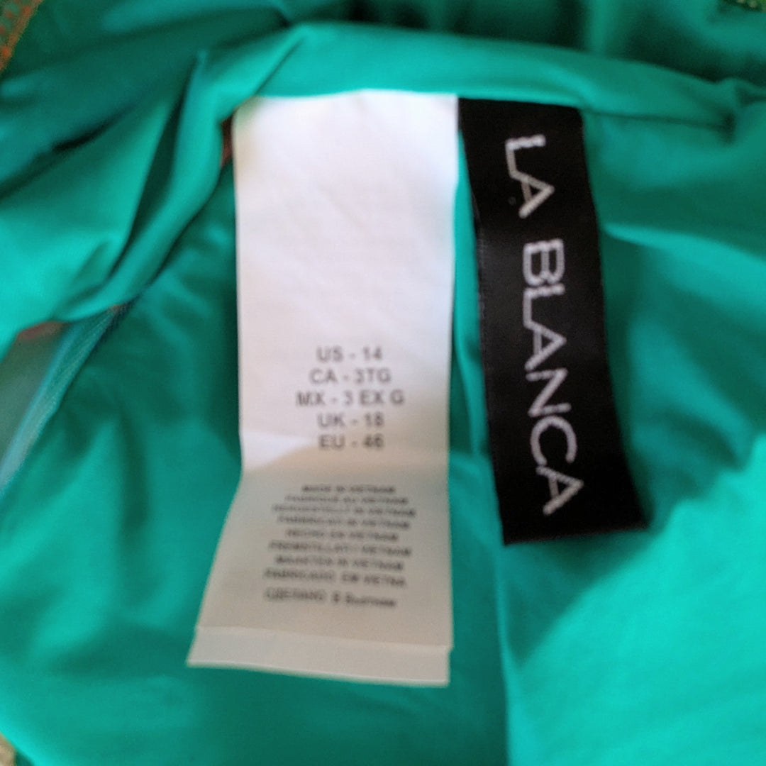 La Blanca One Piece Swimsuit Size 14 NWT