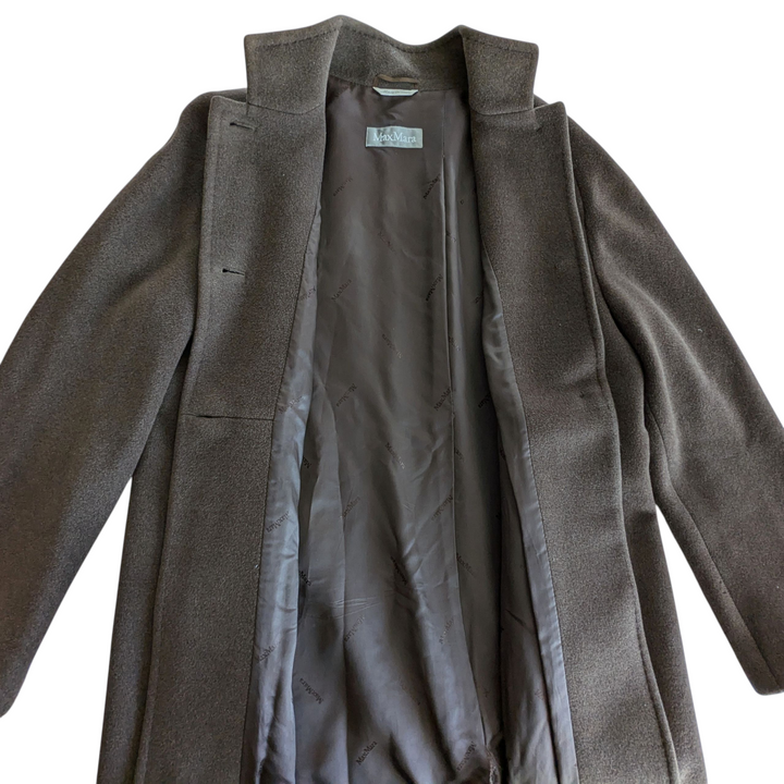 MaxMara Long Wool Coat Size 14