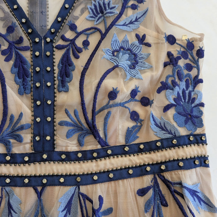 Anthropologie Moulinette Soeurs Willow Park Beaded Dress Size 6