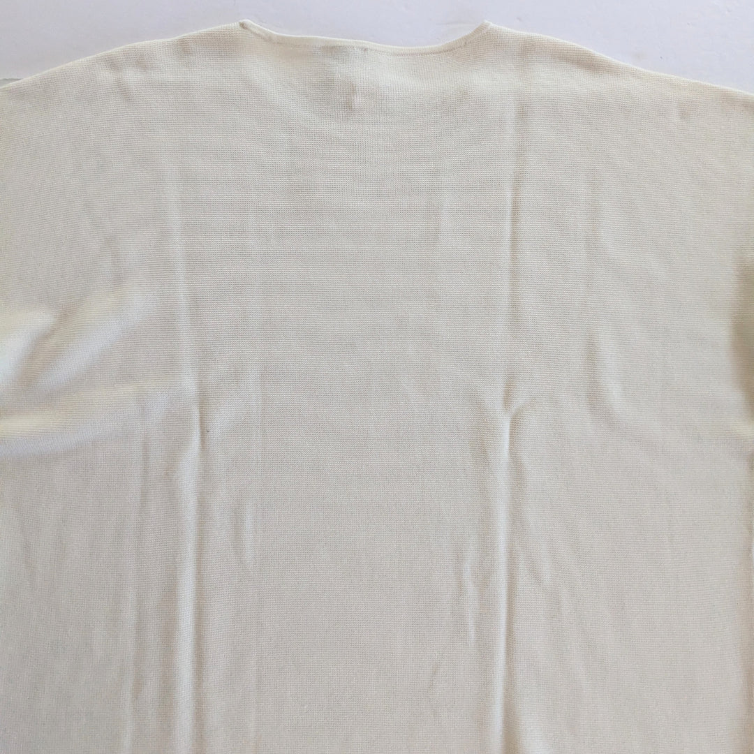 Eileen Fisher Cream Silk Top Size Large NWT