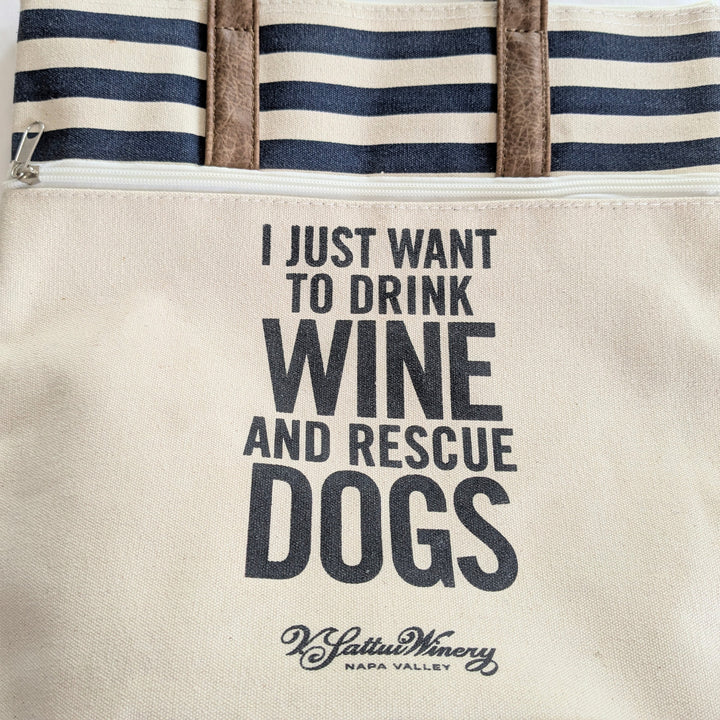 Dogs and Wine Tote