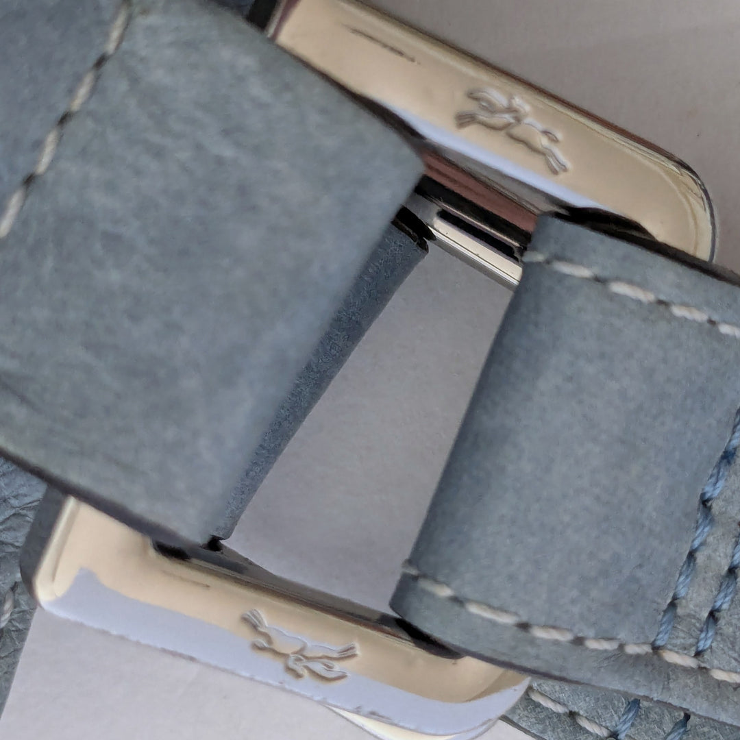 Longchamp Vintage Idole Blue Leather Bag
