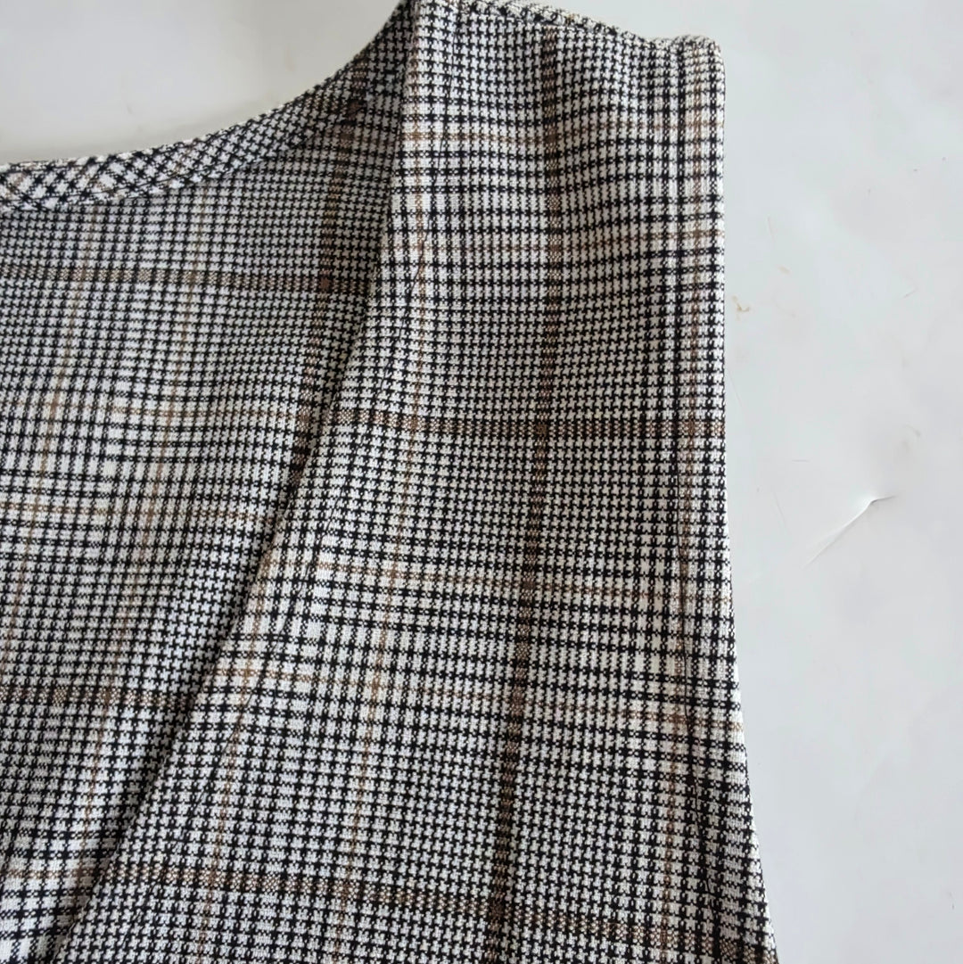 Express Plaid Vest Size Medium