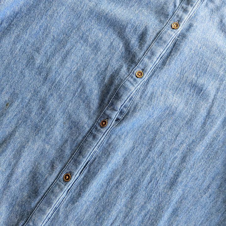 Old Navy Denim Shirt Size Medium Tall