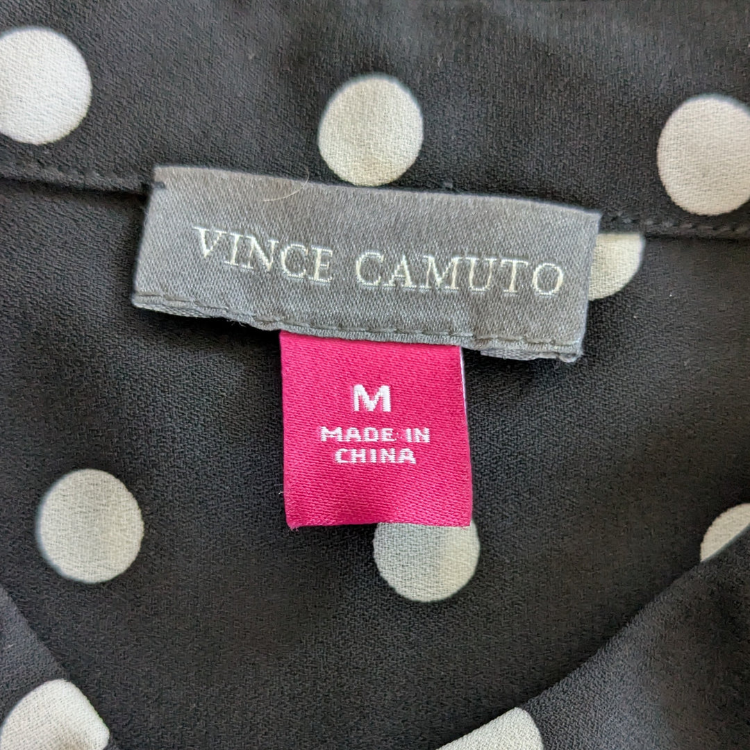 Vince Camuto Polka Dot Blouse Size Medium